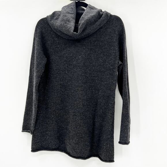 Cynthia Rowley Sweaters - Cynthia Rowley Women's Dark‎ Gray Mock Neck Wool Sweater Size M